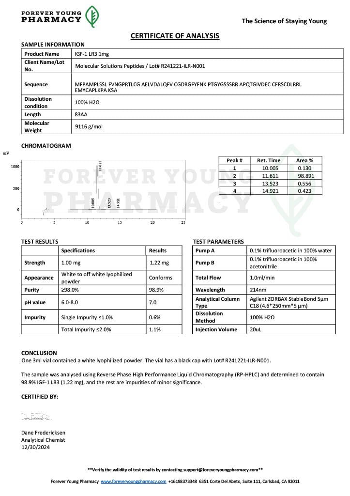 IGF-1 LR3 (1mg)