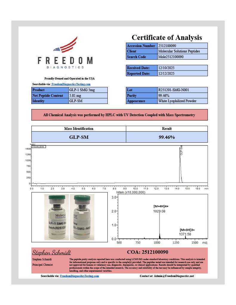GLP-1 SMG (5mg) 5-Pack - Image 3