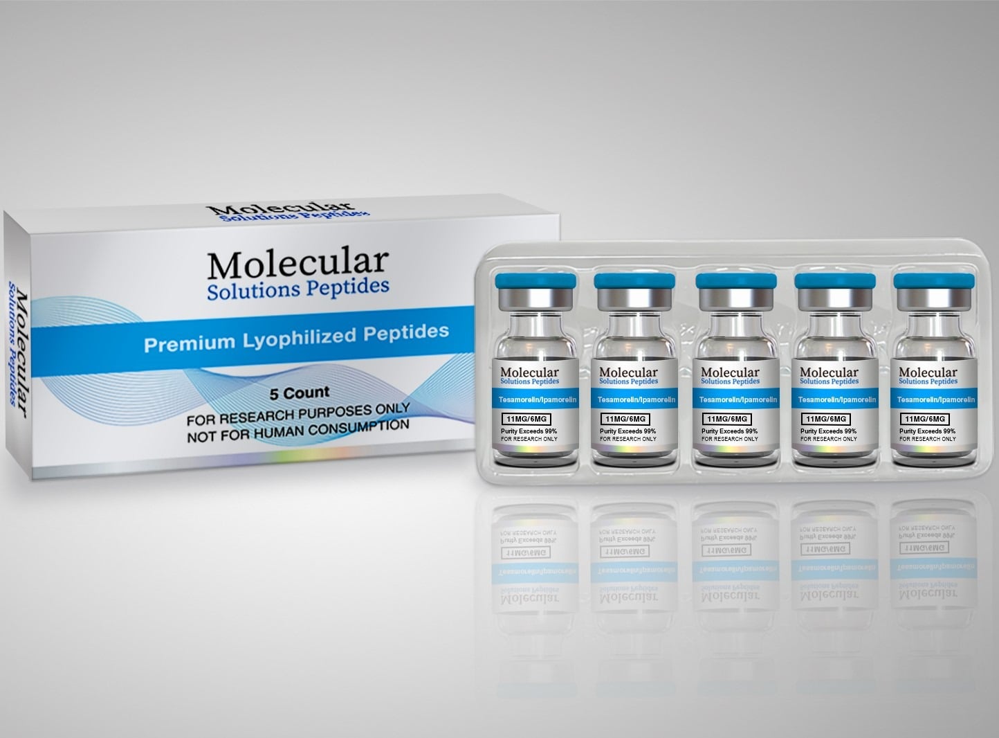 Tesamorelin/Ipamorelin Blend (11mg/6mg) 5-Pack