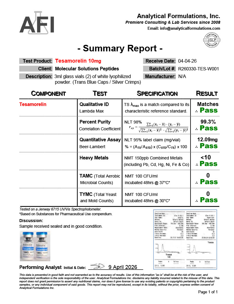 Tesamorelin (10mg) - Image 2